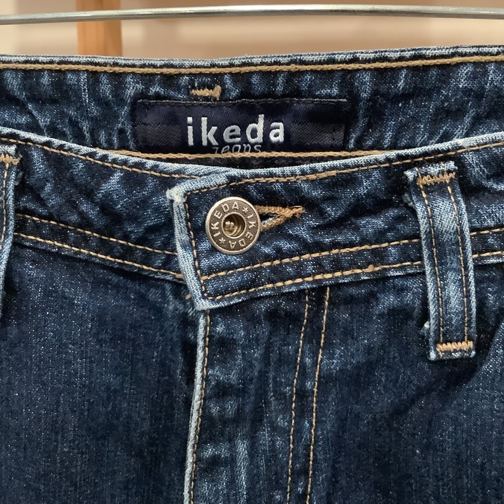 Vintage 90s IKDEA Denim Jeans Jorts Capris Made in Canada 🇨🇦 Size 29 - Picture 3 of 13